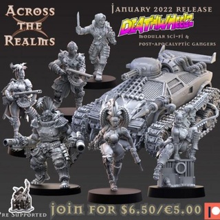 january 2022 realms miniatures realm 3d print model - Mito3D