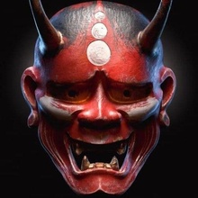 giapponese maschera 3d print model - Mito3D