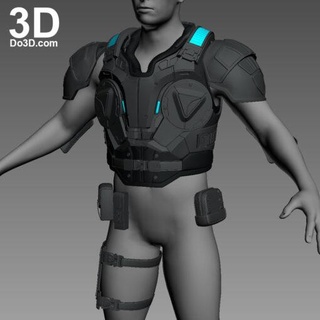 jd fenix engranajes guerra 4 cuerpo armadura traje conjunto modelo stl 3d impresión 3d print model - Mito3D