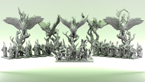 july 2020 forest dragon home all miniatures 3D print model - Mito3D