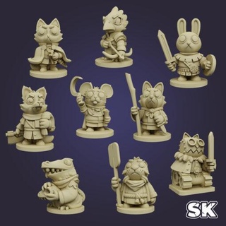 july 2020 stone king home miniatures stone king  3d print model - Mito3D
