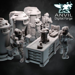 july 2021 anvil digital forge miniatures 3d print model - Mito3D