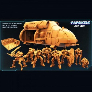 july 2021 fantasy papsikels miniatures 3d print model - Mito3D