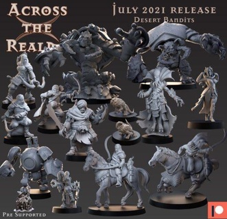 july 2021 realms miniatures realm 3d print model - Mito3D