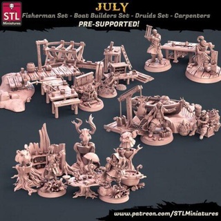 juillet 2021 stl miniatures 3d print model - Mito3D