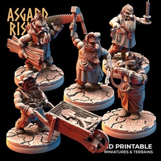 july 2022 asgard rising home miniatures 3d print model - Mito3D