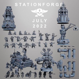 juillet 2022 stationforge Accueil maison miniatures 3d print model - Mito3D