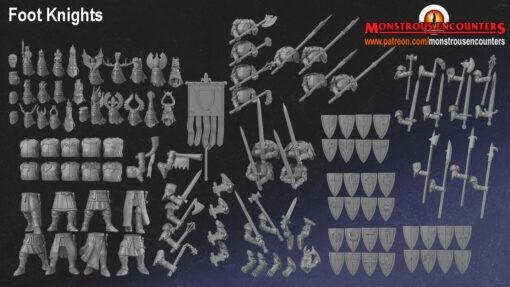 Junho 2021 fantasia monstruoso encontros miniaturas 3d print model - Mito3D