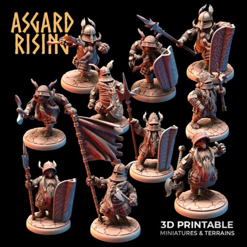 june 2022 asgard rising home miniatures 3D print model - Mito3D