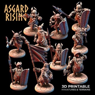 june 2022 asgard rising home miniatures 3d print model - Mito3D