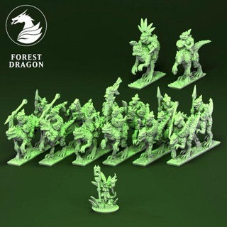 june 2022 forest dragon home miniatures 3d print model - Mito3D