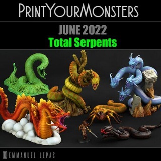 june 2022 printyourmonsters home miniatures 3d print model - Mito3D