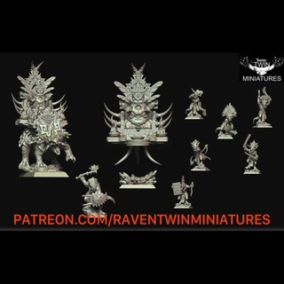 june 2022 raven twin home miniatures 3d print model - Mito3D