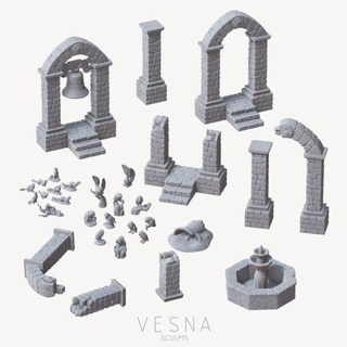 Haziran 2022 Vesna heykeller ev minyatürler 3d print model - Mito3D