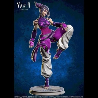 juri able model stl home games king fight 3d print model - Mito3D