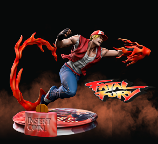 kof terry bogard g modelo stl hogar casa juegos rey of lucha 3D print model - Mito3D