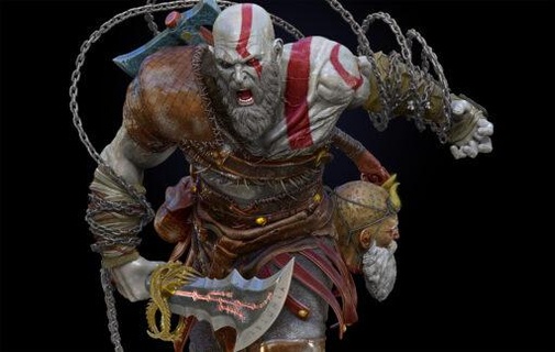 kratos able model stl home games god war 3d print model - Mito3D