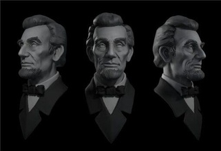 lincoln bust ing model stl home 3d print 3d print model - Mito3D