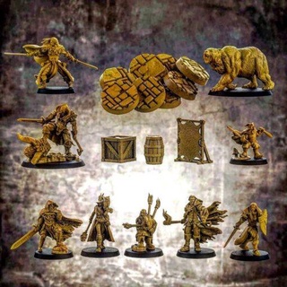 lion tower pack model stl miniatures 3d print model - Mito3D