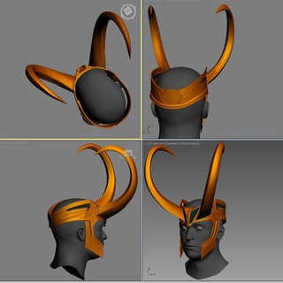 Loki casque couronne modèle stl 3d impression 3d print model - Mito3D