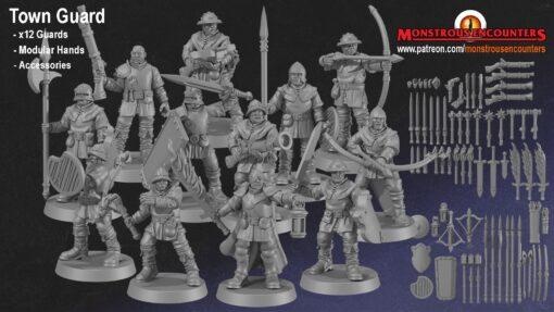 march 2020 fantasy monstrous encounters miniatures 3d print model - Mito3D
