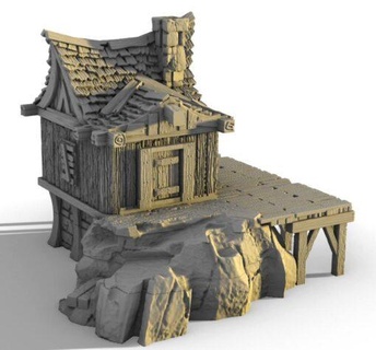 Mars 2020 gamescape3d Accueil maison miniatures 3d print model - Mito3D