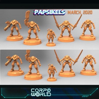 march 2020 papsikels miniatures 3d print model - Mito3D