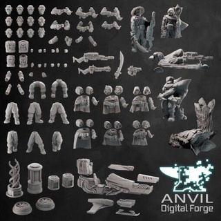 march 2021 anvil digital forge miniatures 3d print model - Mito3D