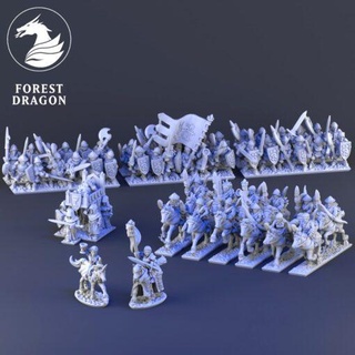 march 2021 forest dragon home all miniatures 3d print model - Mito3D