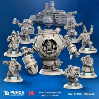 march 2021 punga miniatures 3d print model - Mito3D