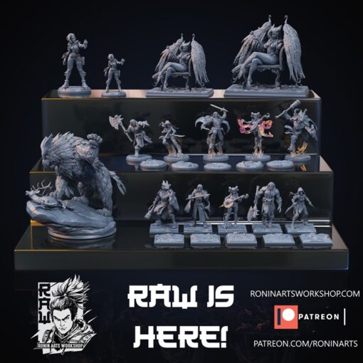 Mart 2021 Ronin sanatlar minyatürler 3D print model - Mito3D