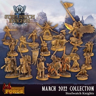 march 2022 dragon forge home miniatures dragon's 3d print model - Mito3D