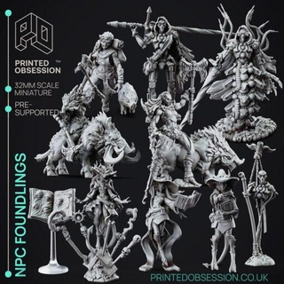 march 2022 printed obsession miniatures 3d print model - Mito3D