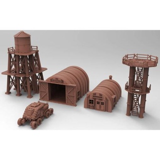 Mars 2022 tesséract tombeau Accueil maison miniatures 3d print model - Mito3D
