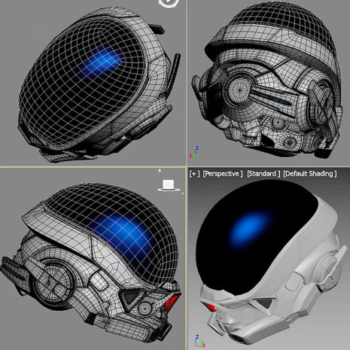 masa ryder casco capaz modelo stl hogar casa 3d impresión 3D print model - Mito3D