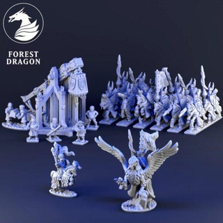 may 2021 forest dragon home all miniatures 3d print model - Mito3D