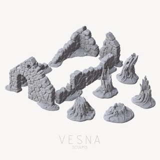 Mayıs 2022 Vesna heykeller ev minyatürler 3d print model - Mito3D