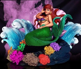 mermaid able model stl home 3d print 3d print model - Mito3D
