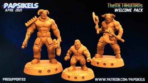 metahumans pack papsikels miniatures 3d print model - Mito3D