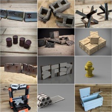 miniature items 3d print model - Mito3D