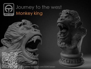 monkey king head ed model stl home 3d print 3d print model - Mito3D