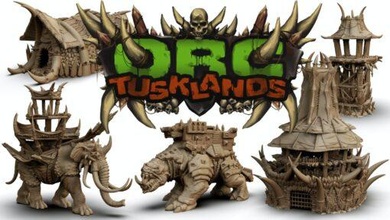monster miniatures orc tusklands 3d print model - Mito3D