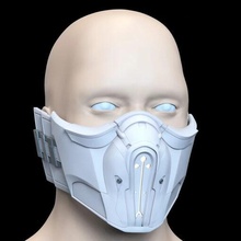 mortal kombat sub zero máscara 3d print model - Mito3D