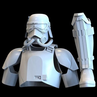 mudtrooper marais boue soldat casque + armure modèle stl 3d impression 3d print model - Mito3D