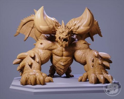 nergigante dragon ing modèle stl accueil maison 3d impression 3d print model - Mito3D