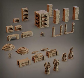 November 2020 3dhexes Zuhause Haus Miniaturen 3d print model - Mito3D