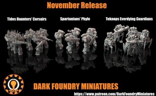 november 2020 dark foundry miniatures 3d print model - Mito3D