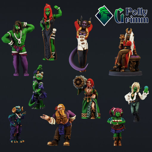 november 2020 pollygrimm miniatures 3D print model - Mito3D