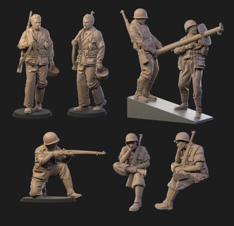 November 2021 Kunst Krieges Miniaturen 3d print model - Mito3D