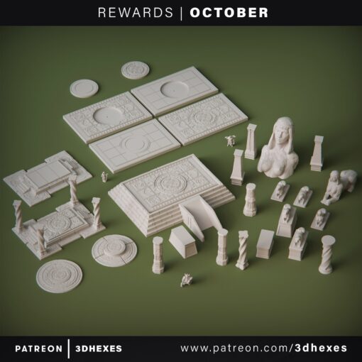 octobre 2019 3dhexes Accueil maison miniatures 3D print model - Mito3D